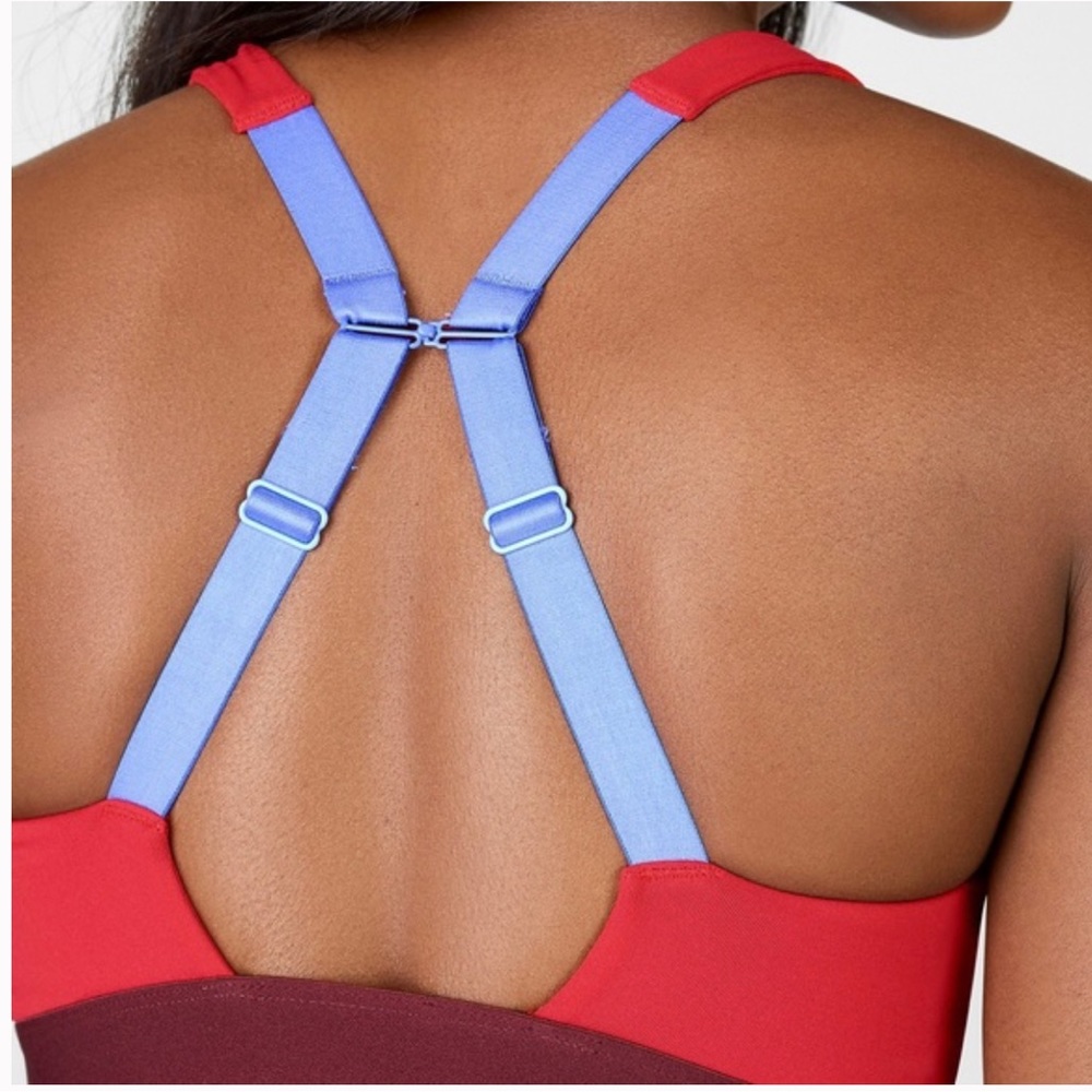 Fabletics All Day Every Day Bra Ii (Persimmon/Bla… - image 2